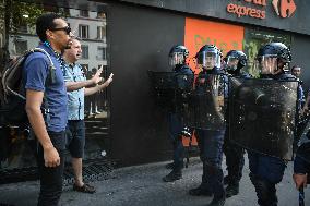 Clashes on May Day Rally in Paris FA