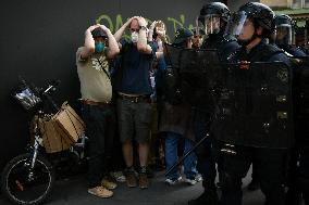 Clashes on May Day Rally in Paris FA