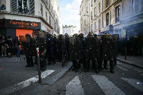 Clashes on May Day Rally in Paris FA