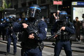 Clashes on May Day Rally in Paris FA