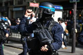 Clashes on May Day Rally in Paris FA