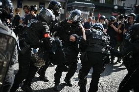 Clashes on May Day Rally in Paris FA