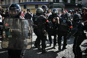 Clashes on May Day Rally in Paris FA