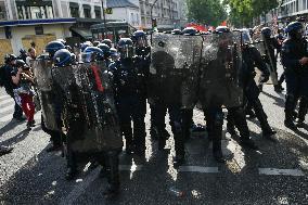 Clashes on May Day Rally in Paris FA