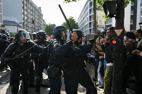 Clashes on May Day Rally in Paris FA