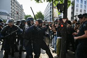 Clashes on May Day Rally in Paris FA