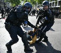 Clashes on May Day Rally in Paris FA