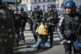 Clashes on May Day Rally in Paris FA