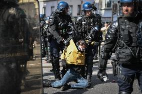 Clashes on May Day Rally in Paris FA