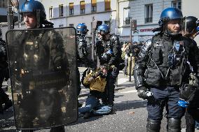 Clashes on May Day Rally in Paris FA