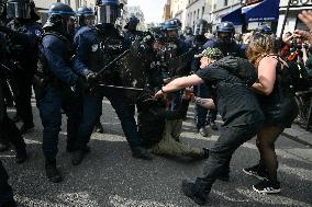 Clashes on May Day Rally in Paris FA
