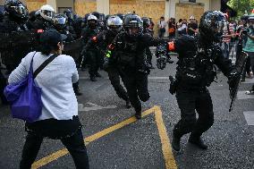 Clashes on May Day Rally in Paris FA
