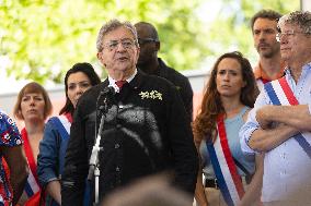 Politicians at May Day Rally - Paris