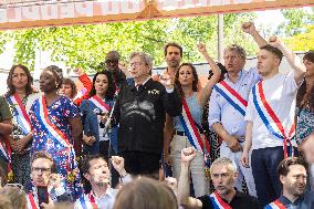 Politicians at May Day Rally - Paris