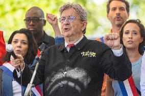 Politicians at May Day Rally - Paris