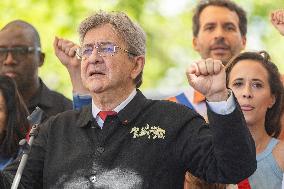 Politicians at May Day Rally - Paris