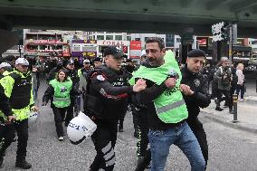 Clashes on May Day March - Istanbul