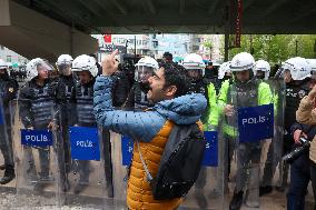 Clashes on May Day March - Istanbul