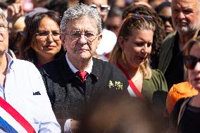 Politicians at May Day Rally - Paris