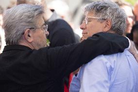 Politicians at May Day Rally - Paris