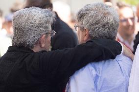 Politicians at May Day Rally - Paris