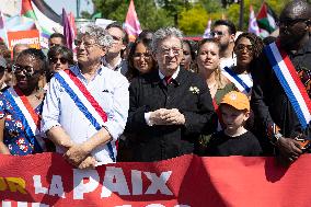 Politicians at May Day Rally - Paris