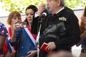 Politicians at May Day Rally - Paris