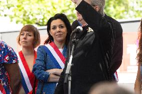 Politicians at May Day Rally - Paris