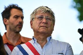 Jean-Luc Melenchon speaks on May Day in Paris FA