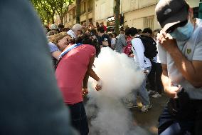 Socialist Deputy Victim of Mortar Explosion - Paris