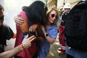 Socialist Deputy Victim of Mortar Explosion - Paris