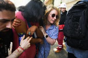 Socialist Deputy Victim of Mortar Explosion - Paris