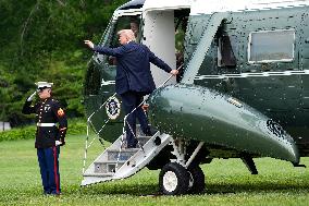 Donald Trump departs to Alabama - Washington