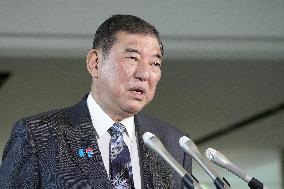Japan PM Ishiba over tariff talks