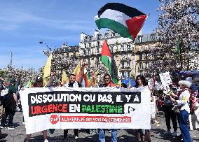 Call to Dissolve Urgence Palestine at May Day Rally - Paris