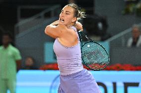 Mutua Madrid Open - Quarter-finals - Aryna Sabalenka