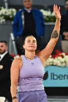 Mutua Madrid Open - Quarter-finals - Aryna Sabalenka