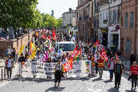 Labor Day Demonstration in Albi - France