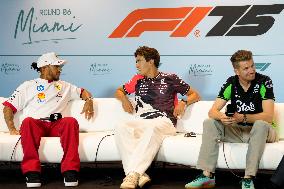 MOTORI - Formula 1 - Crypto.com Miami Grand Prix 2025 - Press Conference