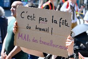Labor Day Demonstration in Strasbourg - France