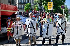 Labor Day Demonstration in Strasbourg - France