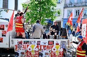Labor Day Demonstration in Strasbourg - France