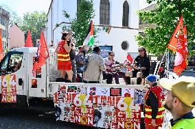 Labor Day Demonstration in Strasbourg - France