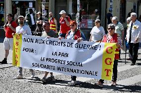 Labor Day Demonstration in Strasbourg - France