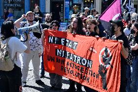 Labor Day Demonstration in Strasbourg - France