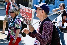 Labor Day Demonstration in Strasbourg - France