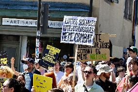 Labor Day Demonstration in Strasbourg - France