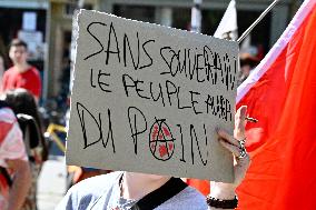 Labor Day Demonstration in Strasbourg - France
