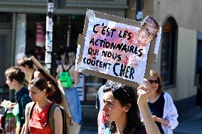 Labor Day Demonstration in Strasbourg - France