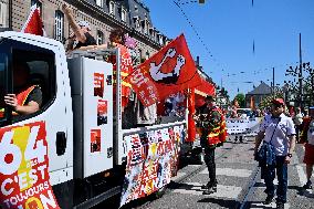 Labor Day Demonstration in Strasbourg - France